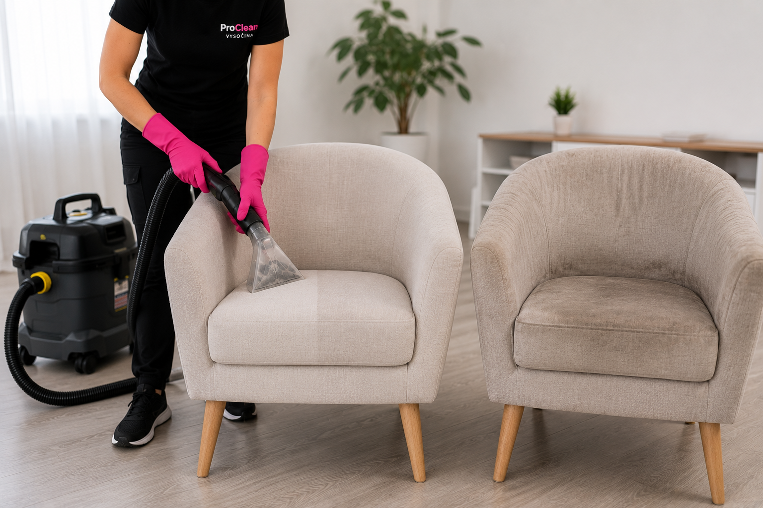 Tepování sedaček a čalounění ProClean Vysočina